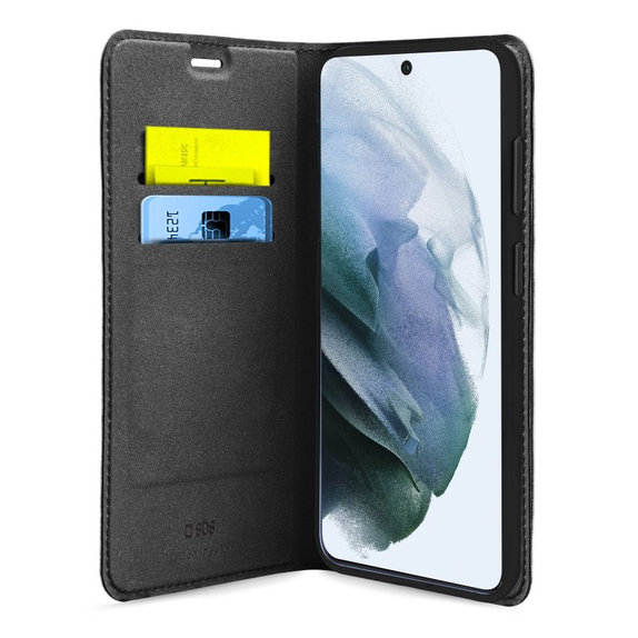 Etui do Samsung S21 FE, Book Wallet Lite, Czarny, Black, SBS