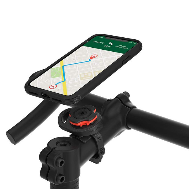 Uchwyt na kierownicę roweru/hulajnogi, Gearlock MS100, Czarny, Black, Spigen