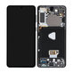 Wyświetlacz do Samsung S21 Plus G996B, Ekran dotykowy z ramką, GH82-24554A, GH82-24553A, GH82-27267A, Phantom Black, Genuine Service Pack
