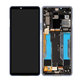 Wyświetlacz do Sony Xperia 10 III, Ekran dotykowy z ramką, A5034094A, Niebieski, Blue, Genuine Service Pack