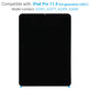 Wyświetlacz LCD dla iPad Pro 11.0" (3rd Gen 2021, 4th Gen 2022), Ekran dotykowy bez ramki, Refurbished