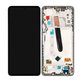 Wyświetlacz do Xiaomi Poco F3, Ekran dotykowy z ramką, 560004K11A00, Niebieski, Blue, Genuine Service Pack