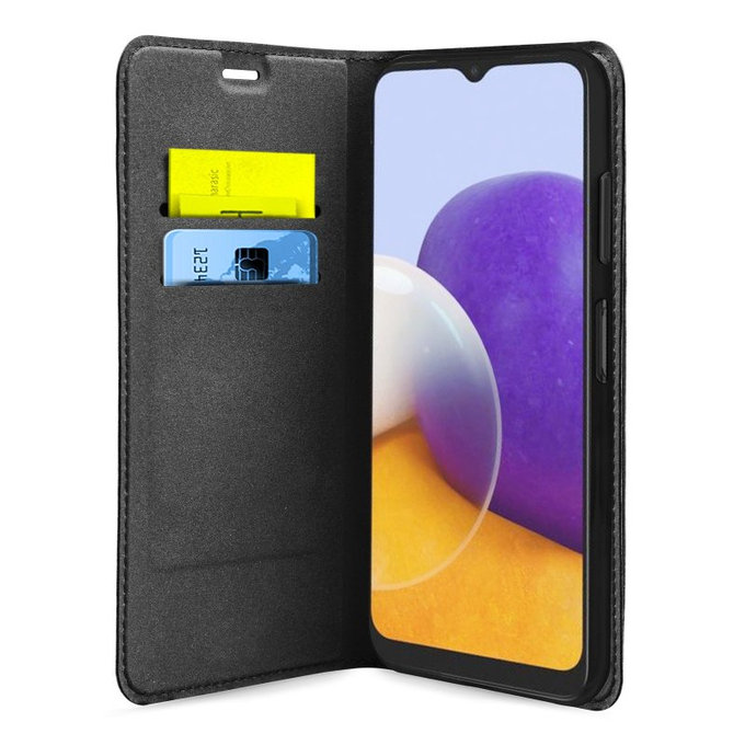 Etui do Samsung A22 5G, Book Wallet Lite, Czarny, Black, SBS