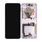 Wyświetlacz do Samsung Z Flip 3 F711B, Ekran dotykowy z ramką, Lawendowy, Lavender, GH82-26273D, GH82-27244D, Genuine Service Pack
