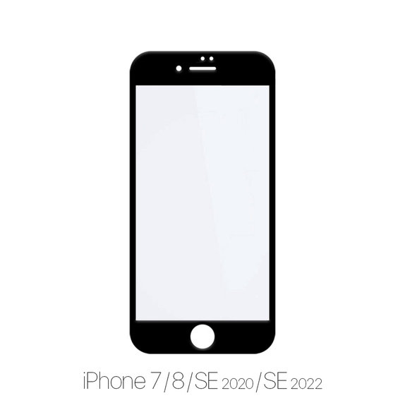 Szkło hartowane do iPhone 7, iPhone 8, SE 2020, SE 2022, FullCover
