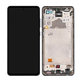Wyświetlacz do Samsung A72 A725F, A726B, Ekran dotykowy z ramką, GH82-25460A, GH82-25463A, GH82-25624A, GH82-25849A, Awesome Black, Genuine Service Pack
