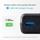 PowerBank 20 000 mAh, 2x USB, 2,1A, czarny, black, SBS