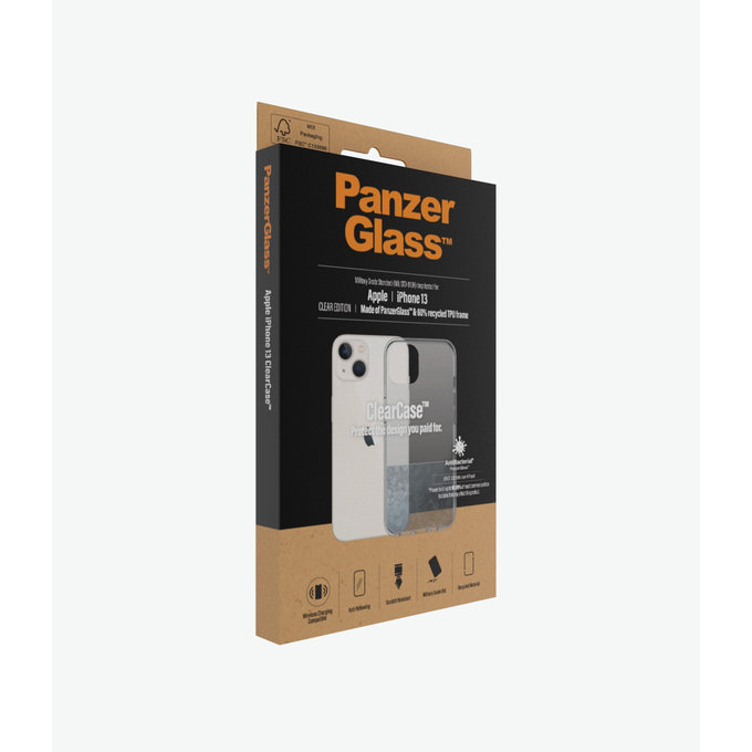Etui do iPhone 13, ClearCase AB, Przezroczysty, Transparent, PanzerGlass
