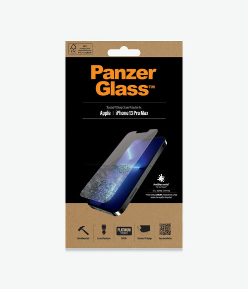 Szklo hartowane do iPhone 13 Pro Max, 14 Plus, Standard Fit AB, Przezroczysty, Transparent, PanzerGlass