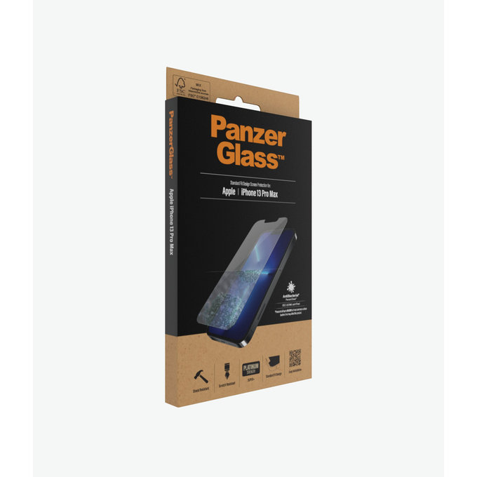 Szklo hartowane do iPhone 13 Pro Max, 14 Plus, Standard Fit AB, Przezroczysty, Transparent, PanzerGlass