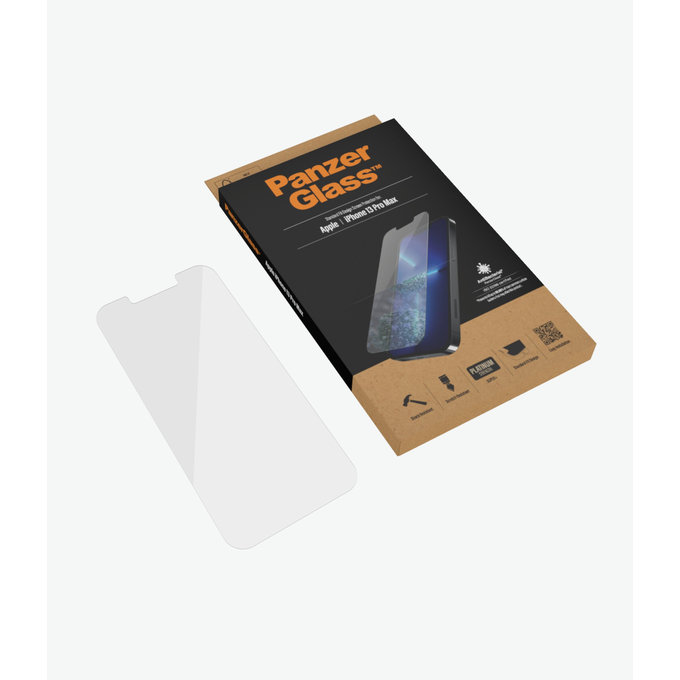 Szklo hartowane do iPhone 13 Pro Max, 14 Plus, Standard Fit AB, Przezroczysty, Transparent, PanzerGlass