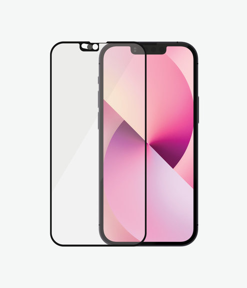 Szklo hartowane do iPhone 13 mini, Case Friendly CamSlider AB, Czarny, Black, PanzerGlass
