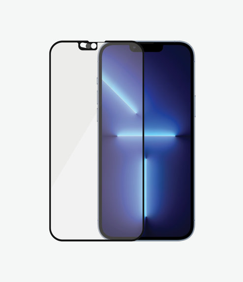 Szklo hartowane do iPhone 13 Pro Max, 14 Plus, Case Friendly CamSlider AB, Czarny, Black, PanzerGlass
