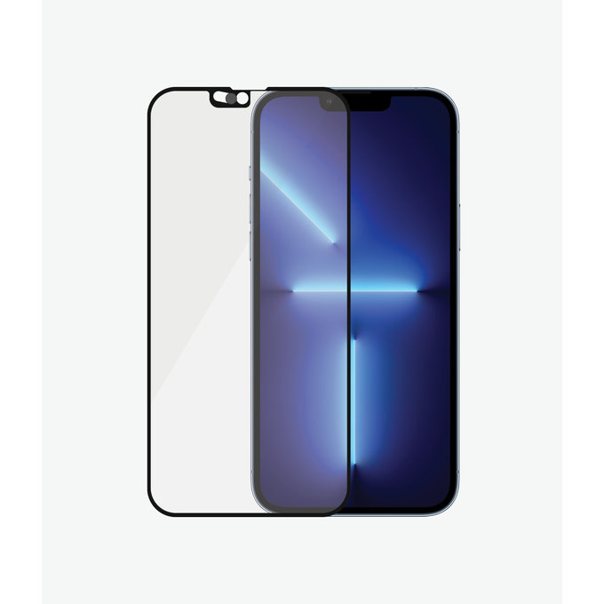 Szklo hartowane do iPhone 13 Pro Max, 14 Plus, Case Friendly CamSlider AB, Czarny, Black, PanzerGlass