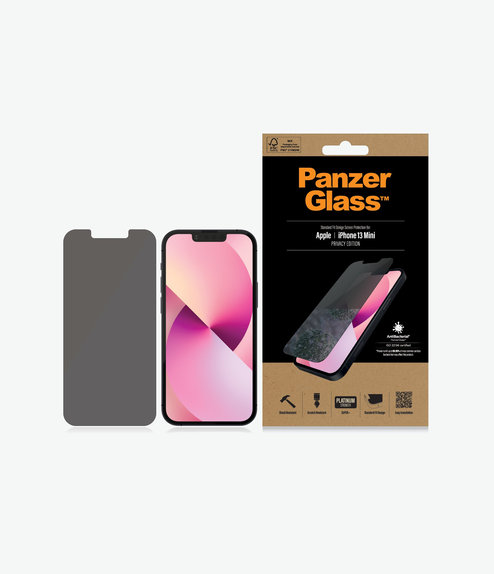 Szklo hartowane do iPhone 13 mini, Case Friendly CamSlider AB, Przezroczysty, Transparent, PanzerGlass