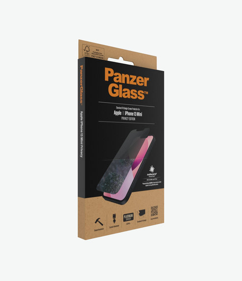 Szklo hartowane do iPhone 13 mini, Case Friendly CamSlider AB, Przezroczysty, Transparent, PanzerGlass