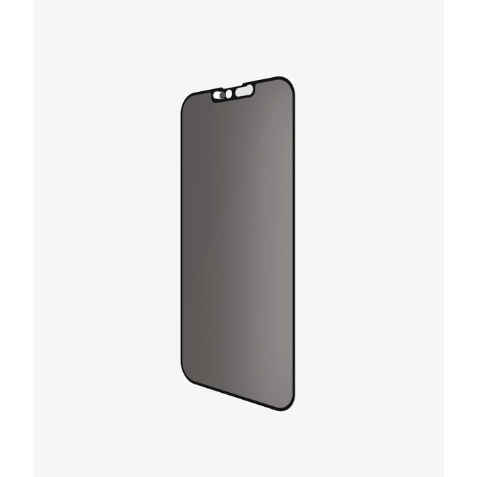 Szklo hartowane do iPhone 13 mini, Case Friendly Privacy CamSlider AB, Czarny, Black, PanzerGlass