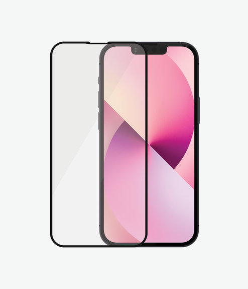 Szklo hartowane do iPhone 13 mini, Case Friendly AB, Czarny, Black, PanzerGlass