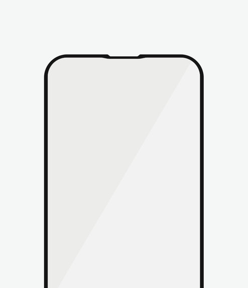 Szklo hartowane do iPhone 13 mini, Case Friendly AB, Czarny, Black, PanzerGlass