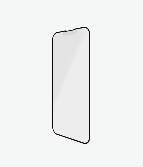 Szklo hartowane do iPhone 13 Pro Max, 14 Plus, Case Friendly Anti-Glare AB, Czarny, Black, PanzerGlass
