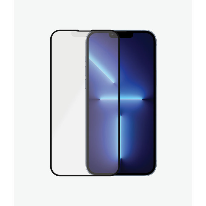 Szklo hartowane do iPhone 13 Pro Max, 14 Plus, Case Friendly Anti-Glare AB, Czarny, Black, PanzerGlass