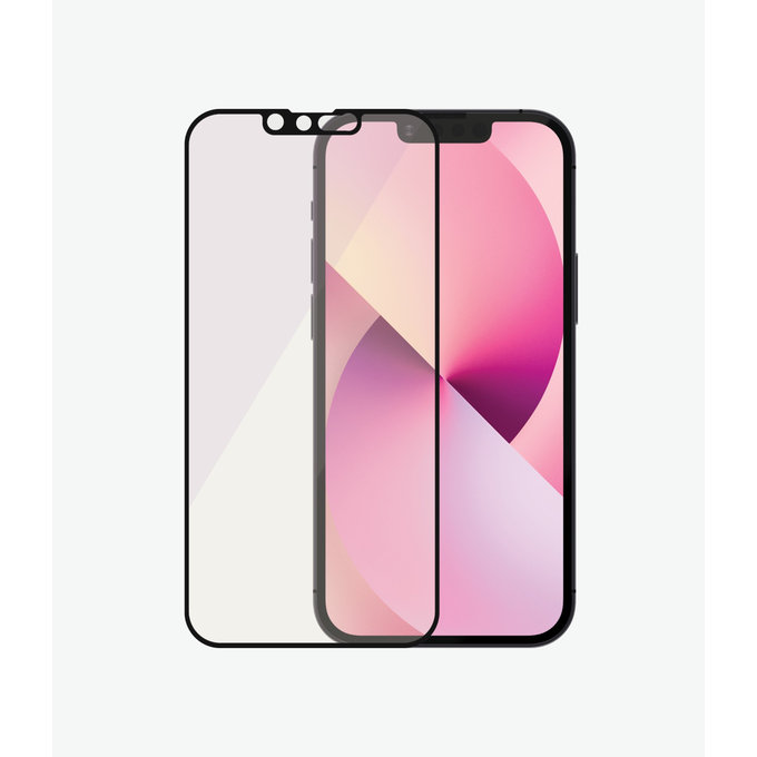 Szklo hartowane do iPhone 13 mini, Case Friendly Anti-Bluelight AB, Czarny, Black, PanzerGlass