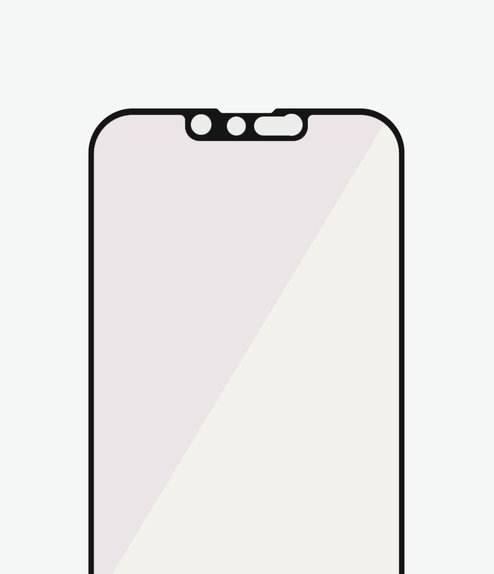 Szklo hartowane do iPhone 13 mini, Case Friendly Anti-Bluelight AB, Czarny, Black, PanzerGlass