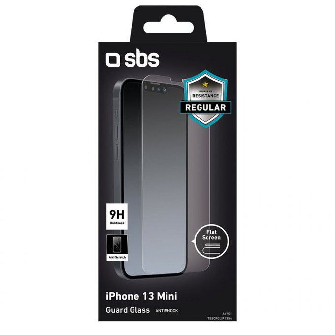 Szklo hartowane do iPhone 13 mini, Przezroczysty, Transparent, SBS