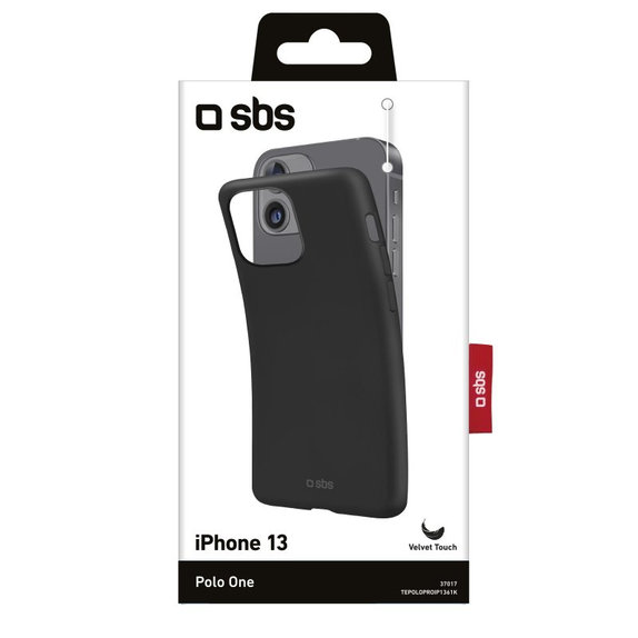 Etui do iPhone 13, Polo One, Czarny, Black, SBS