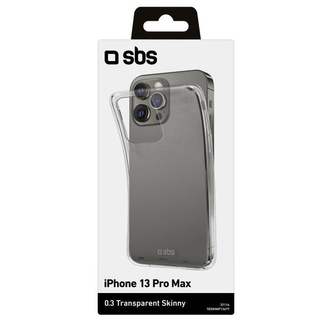 Etui do iPhone 13 Pro Max, Skinny, Przezroczysty, Transparent, SBS