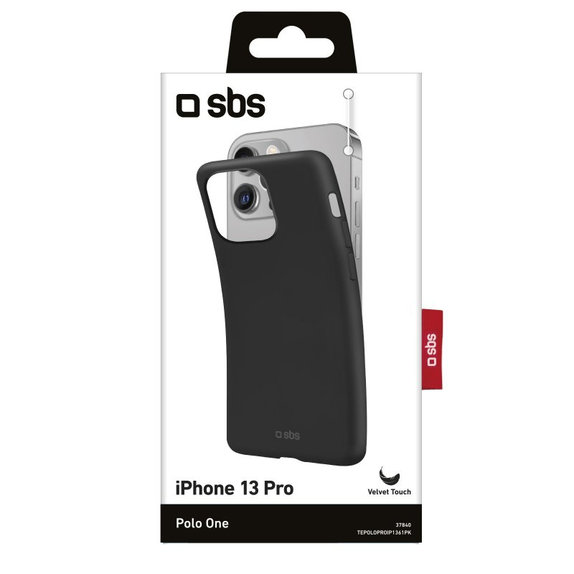 Etui do iPhone 13 Pro, Polo One, Czarny, Black, SBS