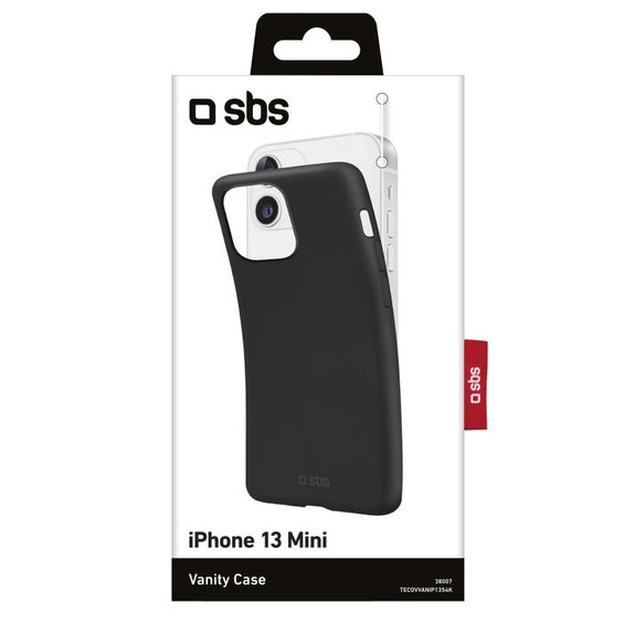 Etui do iPhone 13 mini, Vanity, Czarny, Black, SBS