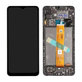 Wyświetlacz do Samsung A12 A127F, A032F, Ekran dotykowy z ramką, GH82-26485A, GH82-26486A, (Black), Genuine Service Pack