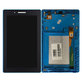 Wyswietlacz do Lenovo TAB 3 TB3-710F, Ekran dotykowy z ramką, Niebieski, Blue, TFT