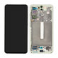 Wyświetlacz do Samsung S21 FE G990B, Ekran dotykowy z ramką, GH82-26414C, GH82-26420C, GH82-26590C, Zielony, Green, Genuine Service Pack