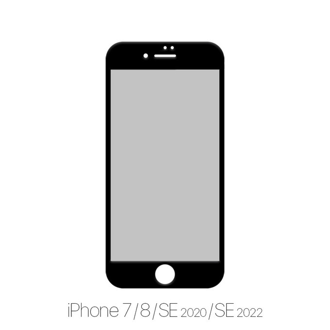 Szklo hartowane do iPhone 7, 8, SE 2020, SE 2022, Privacy Anti-Spy Glass, FixPremium