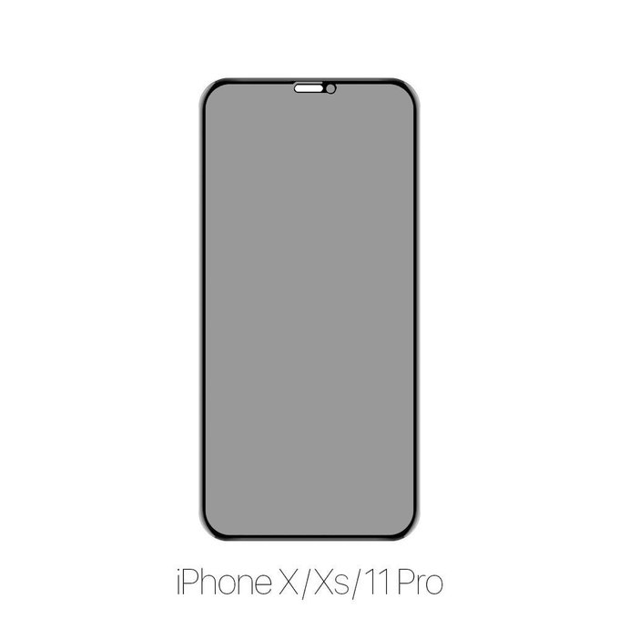Szklo hartowane do iPhone X, XS, 11 Pro, Privacy Anti-Spy Glass, FixPremium
