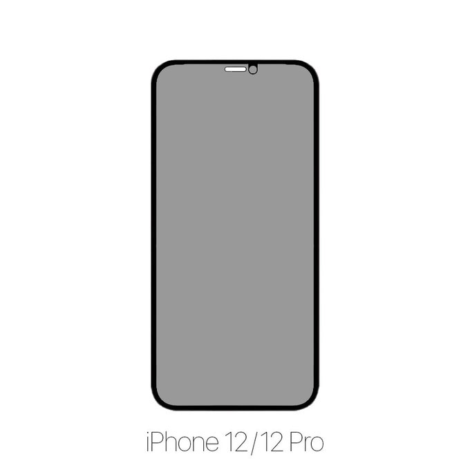 Szklo hartowane do iPhone 12, 12 Pro, Privacy Anti-Spy Glass, FixPremium