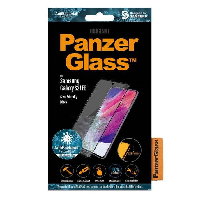 Szklo hartowane do Samsung S21 FE, Case Friendly AB, PanzerGlass