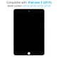 Wyświetlacz LCD dla iPad Mini 5, Black, Ekran dotykowy bez ramki, Refurbished