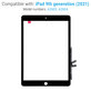 Ekran dotykowy dla iPad (9th Gen 2021), Black