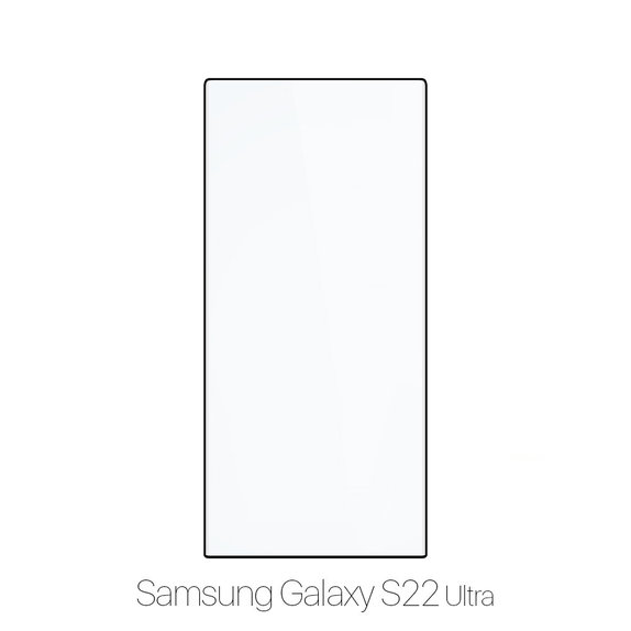 Szklo hartowane 3D do Samsung S22 Ultra, FullCover Glass, FixPremium