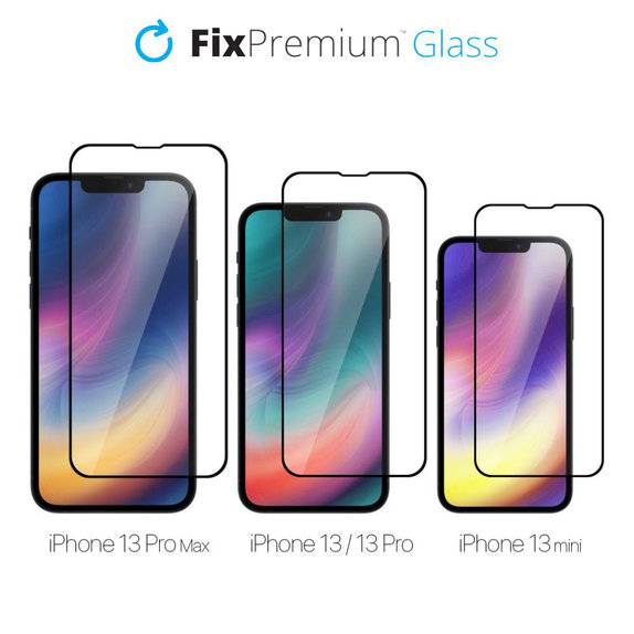 Szkło hartowane do iPhone 13, iPhone 13 Pro, iPhone 14, iPhone 16e, FullCover