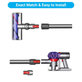 Rura ssaca do Dyson V-series, Outsize, Srebrny, Silver