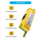 Bateria do iRobot Roomba 500, 600, 700, 800, 900-seria, Scooba 450, Vileda 137173, 11702, GD-Roomba-500, VAC-500NMH-33, Ni-MH, 14,4V 3500mAh
