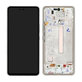 Wyświetlacz do Samsung A53 5G A536B, Ekran dotykowy z ramką, GH82-28024B, GH82-28025B, Awesome White, Genuine Service Pack