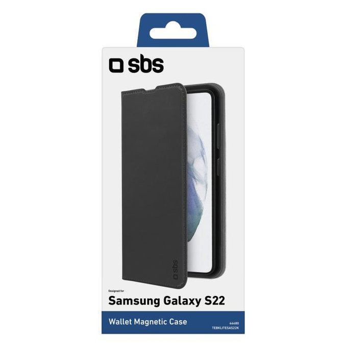 Etui do Samsung S22, Book Wallet Lite, Czarny, Black, SBS