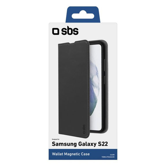 Etui do Samsung S22+, Book Wallet Lite, Czarny, Black, SBS