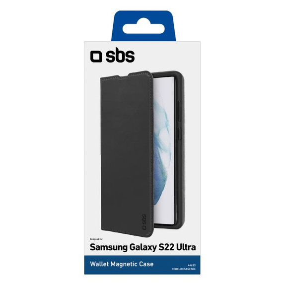 Etui do Samsung S22 Ultra, Book Wallet Lite, Czarny, Black, SBS