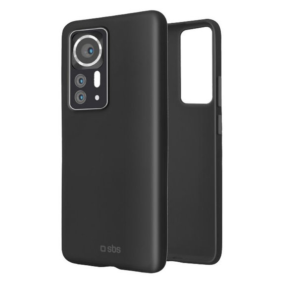 Etui do Xiaomi 12, Sensity, Czarny, Black, SBS